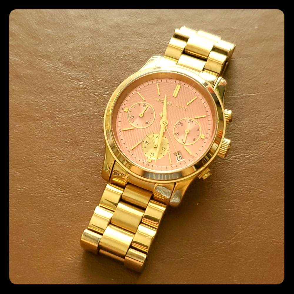 Michael Kors signature gold watch